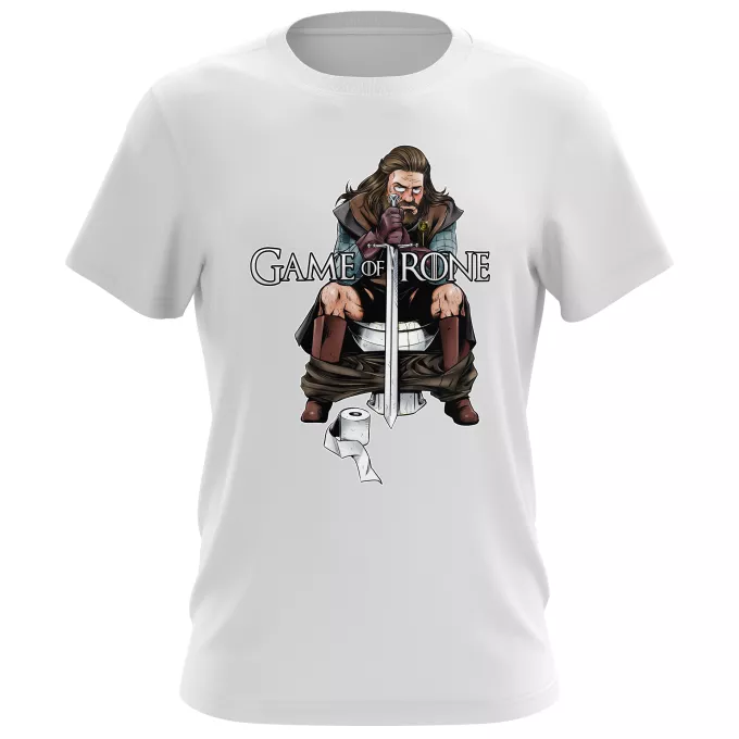 T-shirts Hommes Parodie Game of Thrones Game of Trone... :) - Eddard Stark