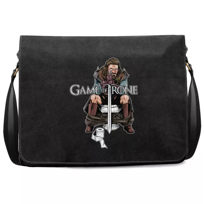 Sac à Bandoulière Premium Parodie Game of Thrones Game of Trone... :) - Eddard Stark