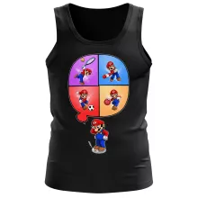 Canotta da Uomo Mario “Mario e Wii Fit” – Parodia dei Super Mario