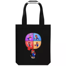 Borsa Tote Bag in cotone organico Videogiochi Parodie