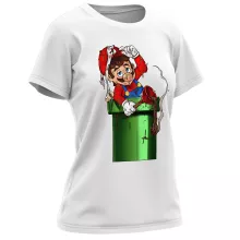 Maglietta da Donna Mario – Parodia dei Super Mario