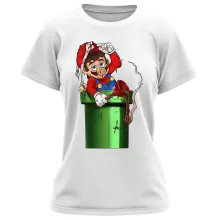 Maglietta da Donna Mario – Parodia dei Super Mario