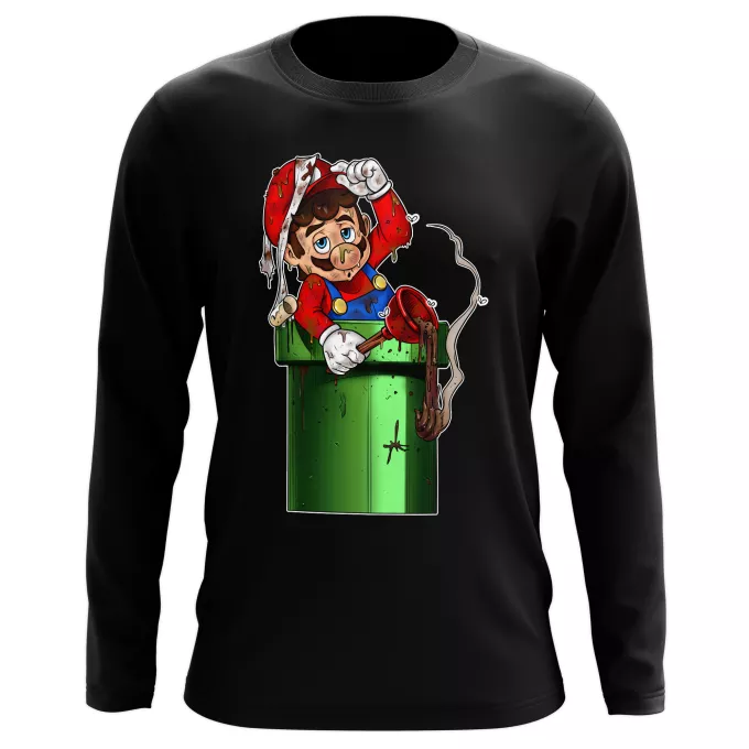 Magliette a maniche lunge Paoridia Super Mario Mario