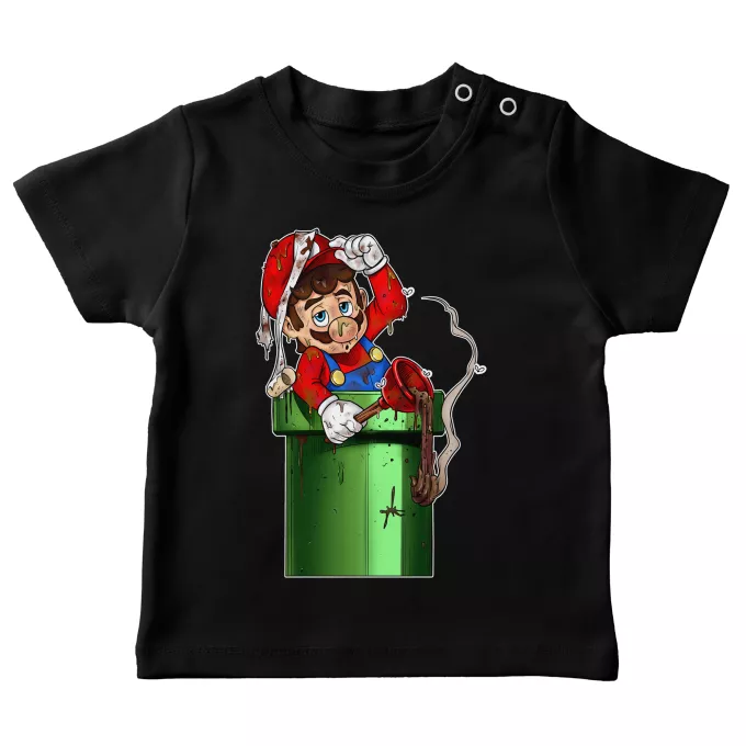 Magliette bebè Paoridia Super Mario Mario