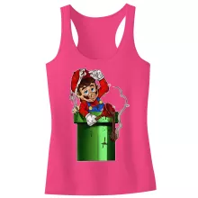 Canotta per bambine e ragazze Mario – Parodia dei Super Mario