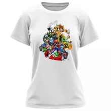 T-shirt Femme Mario « Kart Fighter Racing » – Parodie Mario Kart