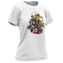 T-shirt Femme Mario « Kart Fighter Racing » – Parodie Mario Kart