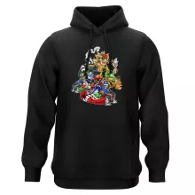 Bowser Hoodie “Bowser, Mario, Luigi and Yoshi” – Mario Kart parody