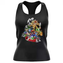 Débardeur Femme Mario « Kart Fighter Racing » – Parodie Mario Kart