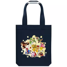 Organic Cotton Tote Bag Video Games Parodies