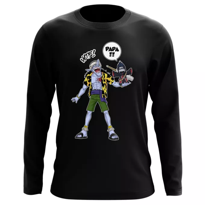 T-Shirts manches longues Parodie Naruto Papa... WTF !! - Arlong, Kisame