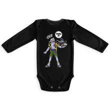 Body bébé manches longues Arlong « Papa... WTF !! » – Parodie Naruto