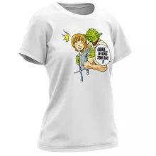 T-shirt Femme Yoda « Luke... Je suis ton sac !! » – Parodie Star Wars