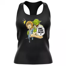 Débardeur Femme Yoda « Luke... Je suis ton sac !! » – Parodie Star Wars