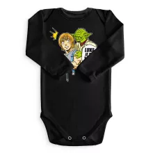 Body bébé manches longues Yoda « Luke... Je suis ton sac !! » – Parodie Star Wars