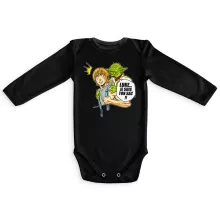 Body bébé manches longues Yoda « Luke... Je suis ton sac !! » – Parodie Star Wars