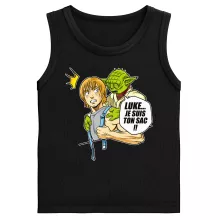 Débardeurs Enfants Yoda « Luke... Je suis ton sac !! » – Parodie Star Wars