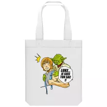 totebag Yoda « Luke... Je suis ton sac !! » – Parodie Star Wars
