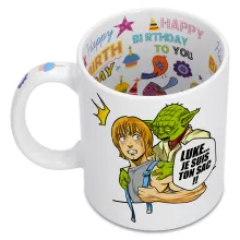 Mug Yoda « Luke... Je suis ton sac !! » – Parodie Star Wars