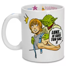 Mug Yoda « Luke... Je suis ton sac !! » – Parodie Star Wars