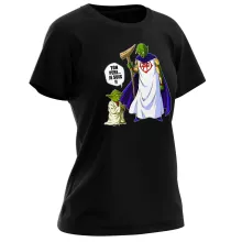 T-shirt Femme Yoda « Ton père... Je suis !! » – Parodie Star Wars