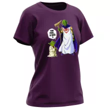 T-shirt Femme Yoda « Ton père... Je suis !! » – Parodie Star Wars