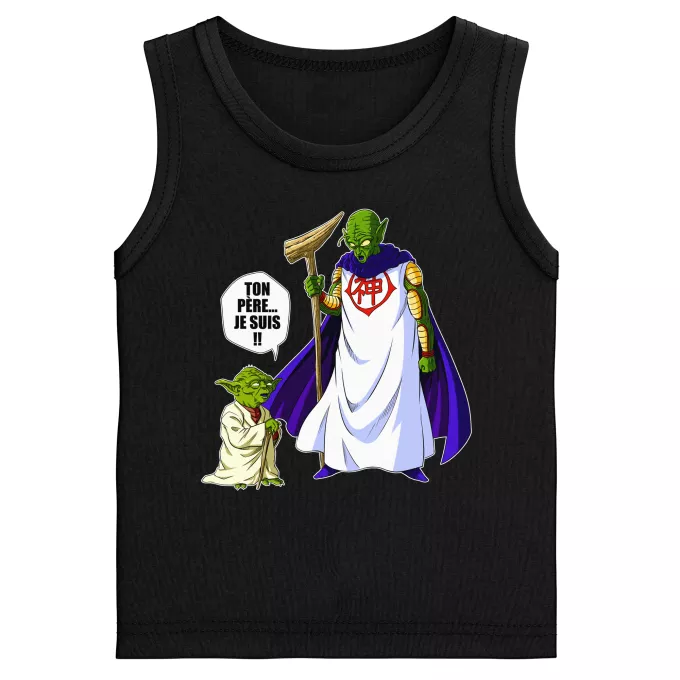 Débardeurs Enfants Garçons Parodie Star Wars Ton père... Je suis !! - Yoda, Dieu