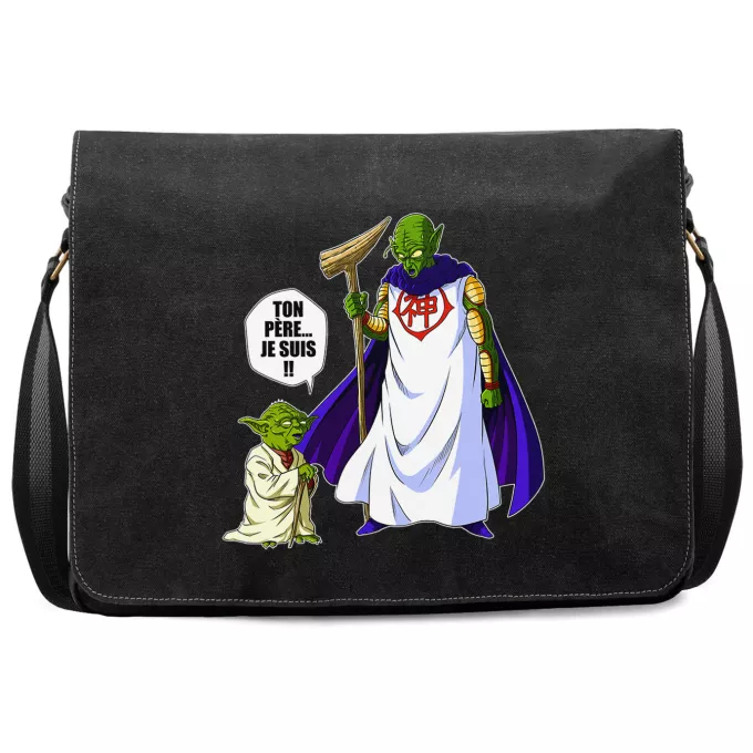 Sac à Bandoulière Premium Parodie Star Wars Ton père... Je suis !! - Yoda, Dieu