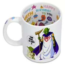 Mug Yoda « Ton père... Je suis !! » – Parodie Star Wars
