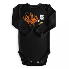 Body bébé manches longues « Couché ! » – Parodie Naruto