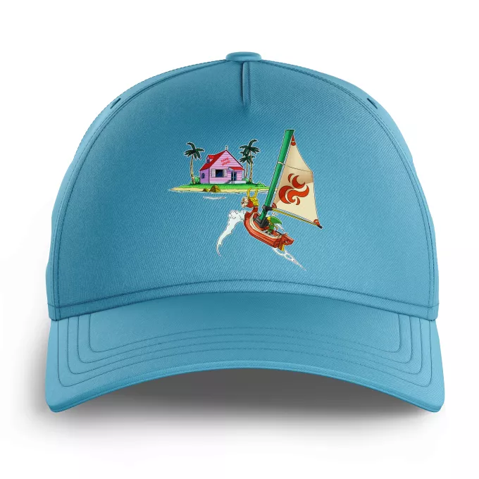 Casquettes Enfants Parodie Zelda Une île perdue dans l'Océan... - Link, la Kame House de Tortue Géniale