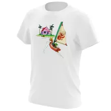 Link Wind Walker T-Shirt “Link Wind Walker und der Kame House” – Parodie auf Zelda