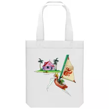 totebag Link « Une île perdue dans l'Océan... » – Parodie Zelda
