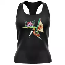 Camisola de alças Mulher Link “Link e Casa do Kame” – Zelda de parodia