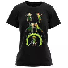 T-shirt de mulher Link “Link e Legolas” – Zelda de parodia