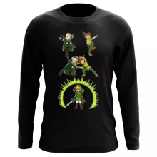 T-Shirts de manga comprida Link “Link e Legolas” – Zelda de parodia