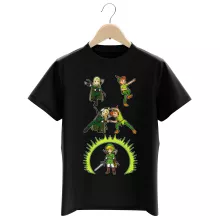T-shirt criança rapaz Link “Link e Legolas” – Zelda de parodia