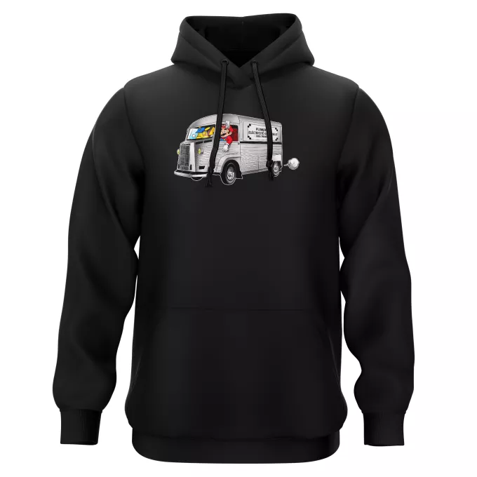 Sweat-shirts à Capuche Parodie Pokémon Une reconversion réussie... :) - Pikachu, Mario