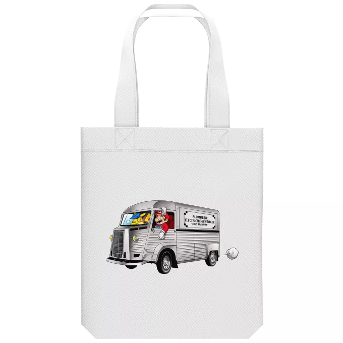 Saco (Tote Bag) de algodão orgânico Paródia Pokémon