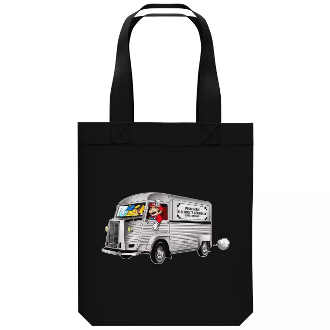 Saco (Tote Bag) de algodão orgânico Paródia Pokémon