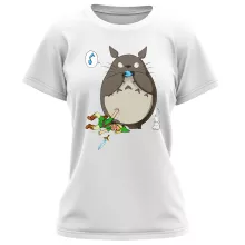 Maglietta da Donna Totoro “Totoro e Link” – Parodia dei Zelda