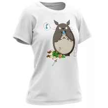 Maglietta da Donna Totoro “Totoro e Link” – Parodia dei Zelda