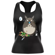 Canotta da Donna Totoro “Totoro e Link” – Parodia dei Zelda