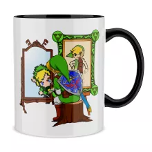 Caneca Link “Norman Rockwell style” – Zelda de parodia