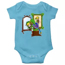 Link Baby Strampler “Norman Rockwell style” – Parodie auf Zelda