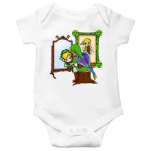 Link Baby Strampler “Norman Rockwell style” – Parodie auf Zelda