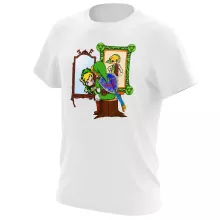 T-shirt Link “Norman Rockwell style” – Zelda de parodia
