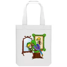 Link totebag “Norman Rockwell style” – Parodie auf Zelda