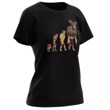 T-shirt Femme Chopper « Pirate Evolution... » – Parodie One Piece