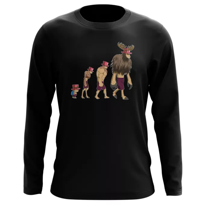 Långärmad T-Shirts Parodi One Piece Tony Tony Choppa